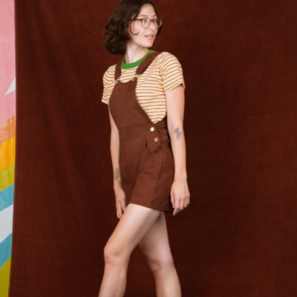 Big Bud Press Shorteralls in Fudgesicle Brown